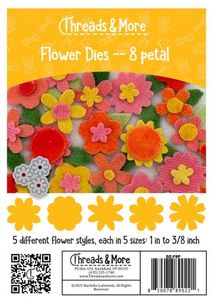 Flower Dies - 8 Petal