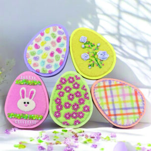 Eggstraordinary Hand Painted Wool Prints